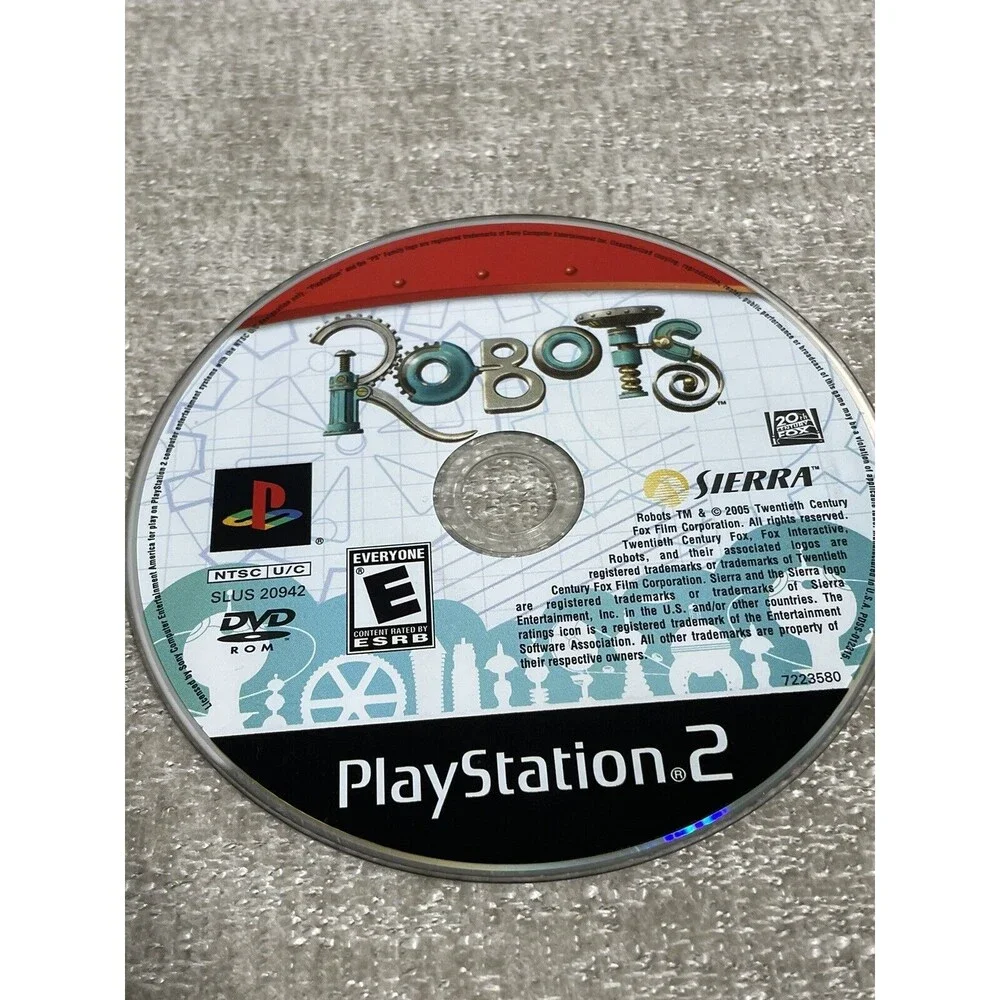 Robots (PlayStation 2, 2005) PS2 Game Disc Only